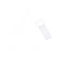 Logo allenfix branca fabrica de parafusos, fabricantes de parafusos e fixadores