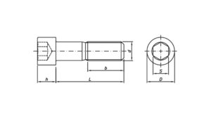 PARAF INOX ALLEN C C DESENHO 1