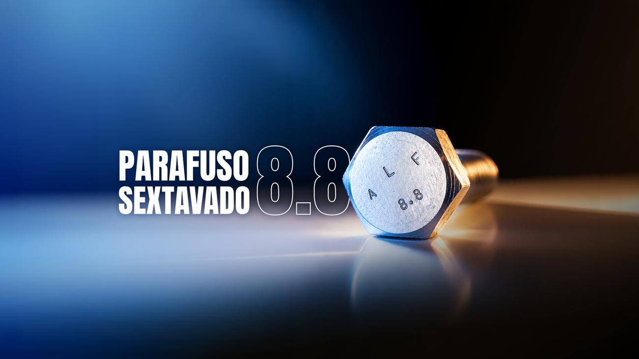 Parafuso sextavado com marcação 8.8
