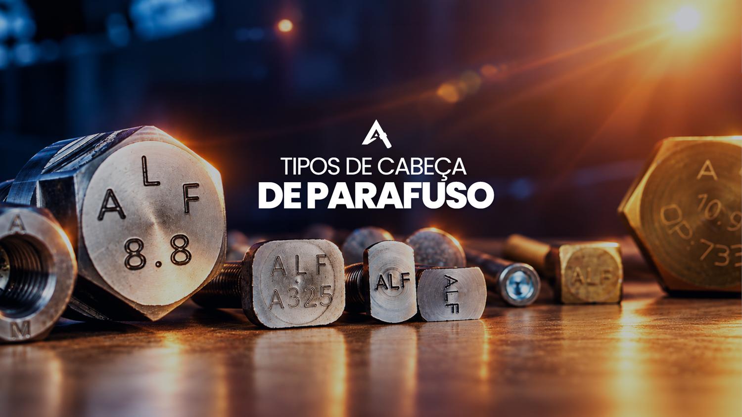 Vários tipos de cabeçotes de parafuso